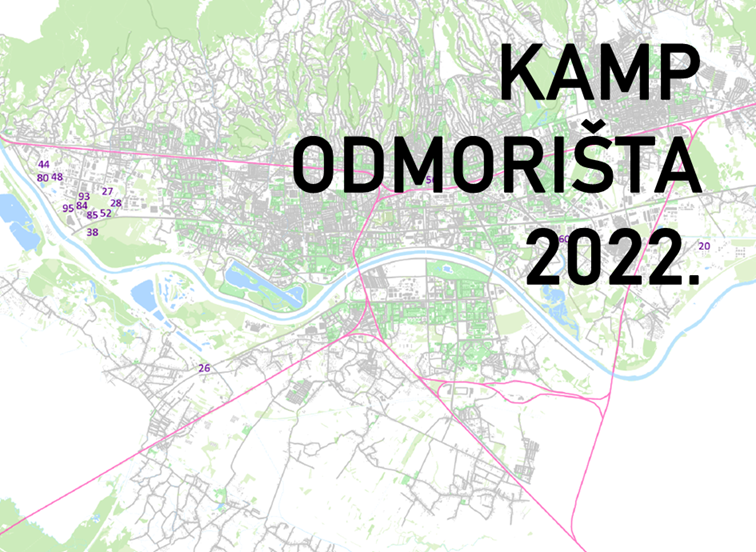 Katalog lokacija gospodarske namjene za kamp odmorišta, 2022.